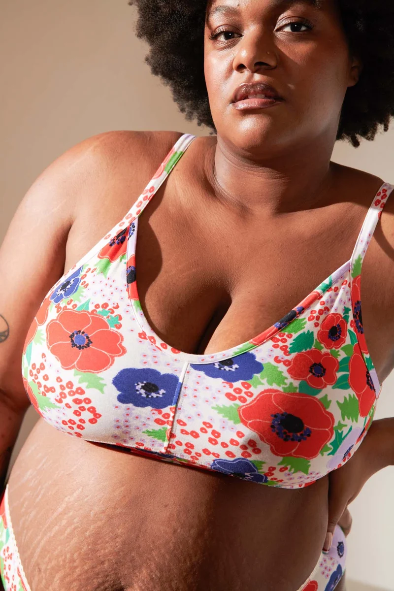 Brassière Coton BIO - Poppies