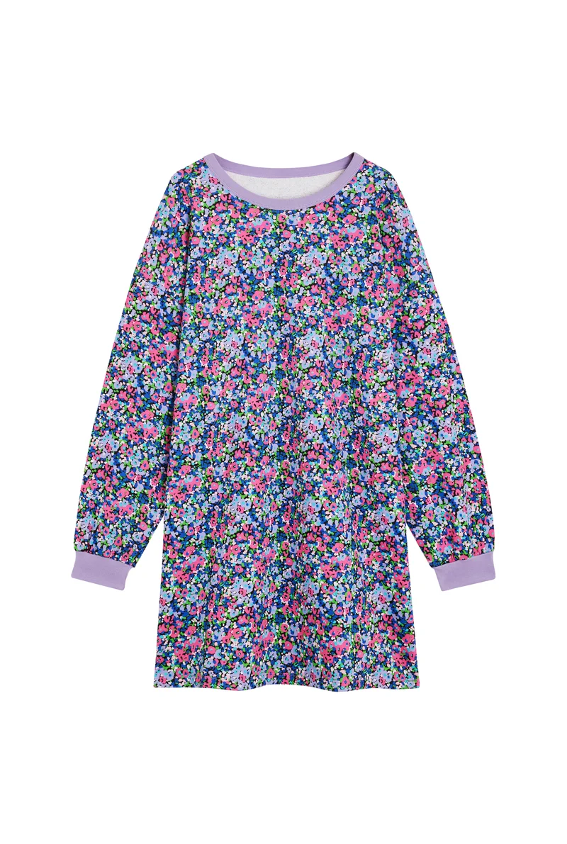 Robe sweat - Confettis Violet