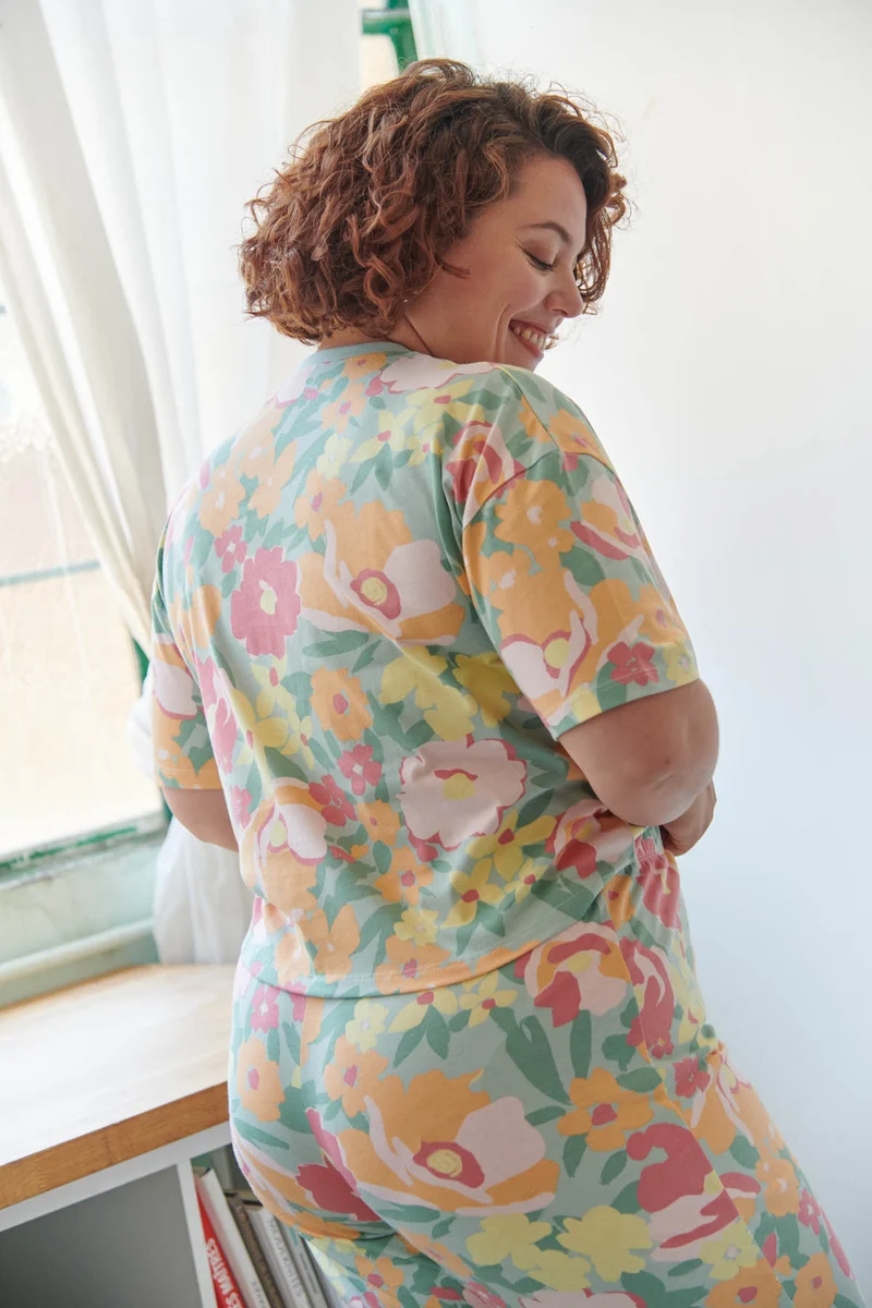 Pyjama Long Coton BIO - Allamanda Vert