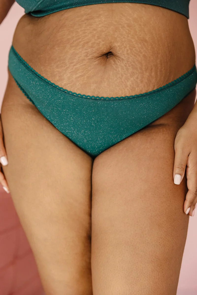 Culotte Coton BIO - Paillettes Vert
