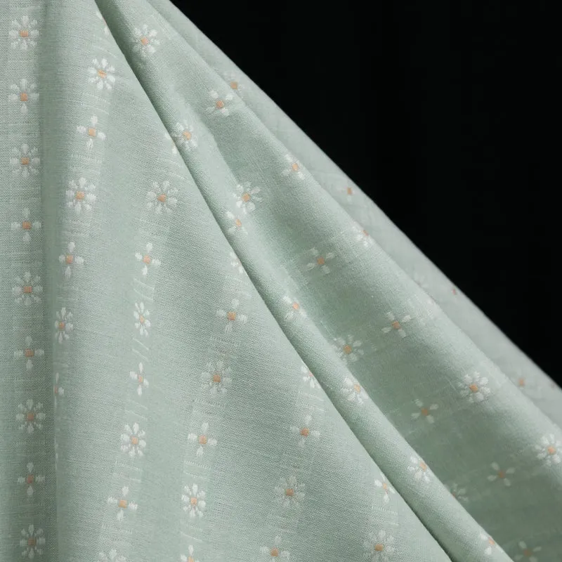 Forest Forage Daisies | Coton tissé teint | Fableism