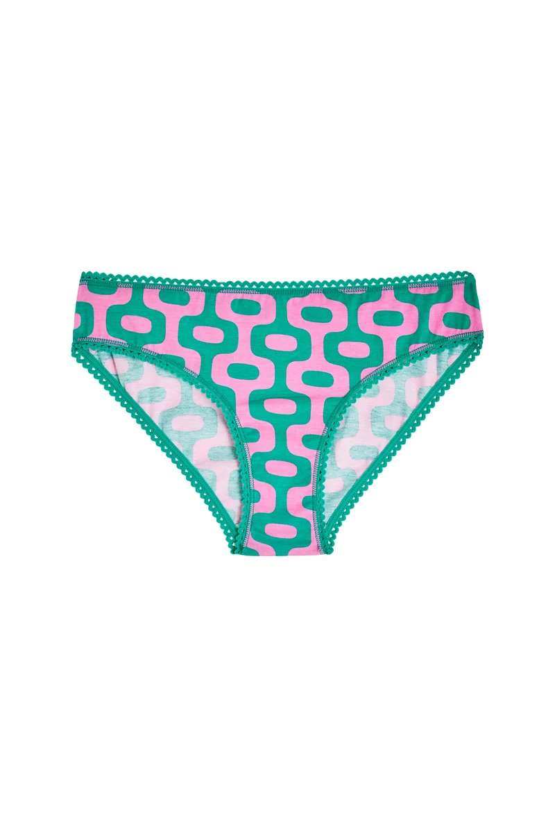 Culotte Coton BIO - Copacabana Rose
