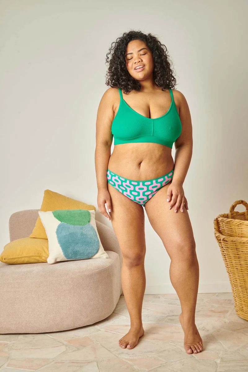 Culotte Coton BIO - Copacabana Rose