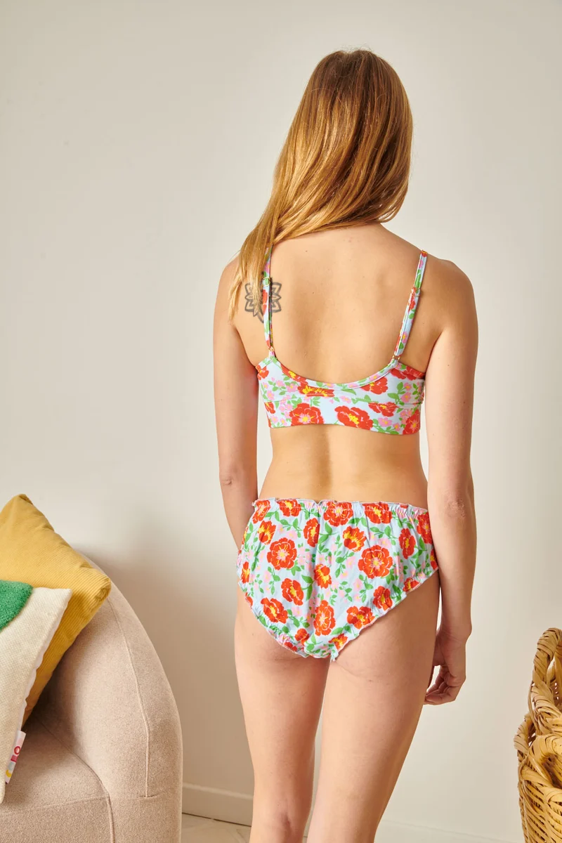 Bloomer Coton BIO - Rosa Bleu Ciel