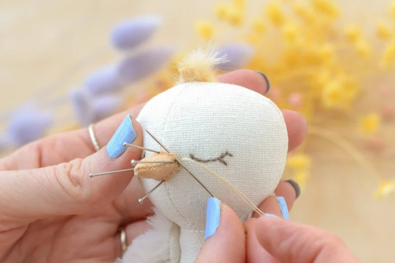 Patron de couture PDF | Mini-poussin + lit œuf de Pâques | Mes Petites Lunes
