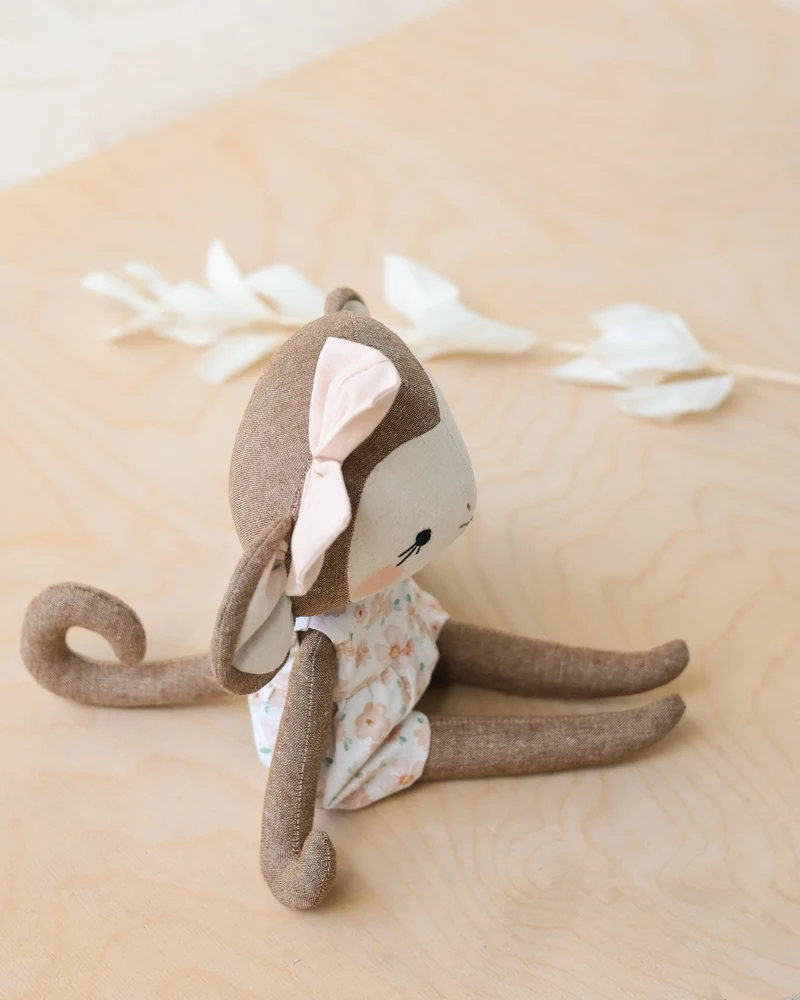 Patron de couture PDF | Peluche Singe | Mes Petites Lunes