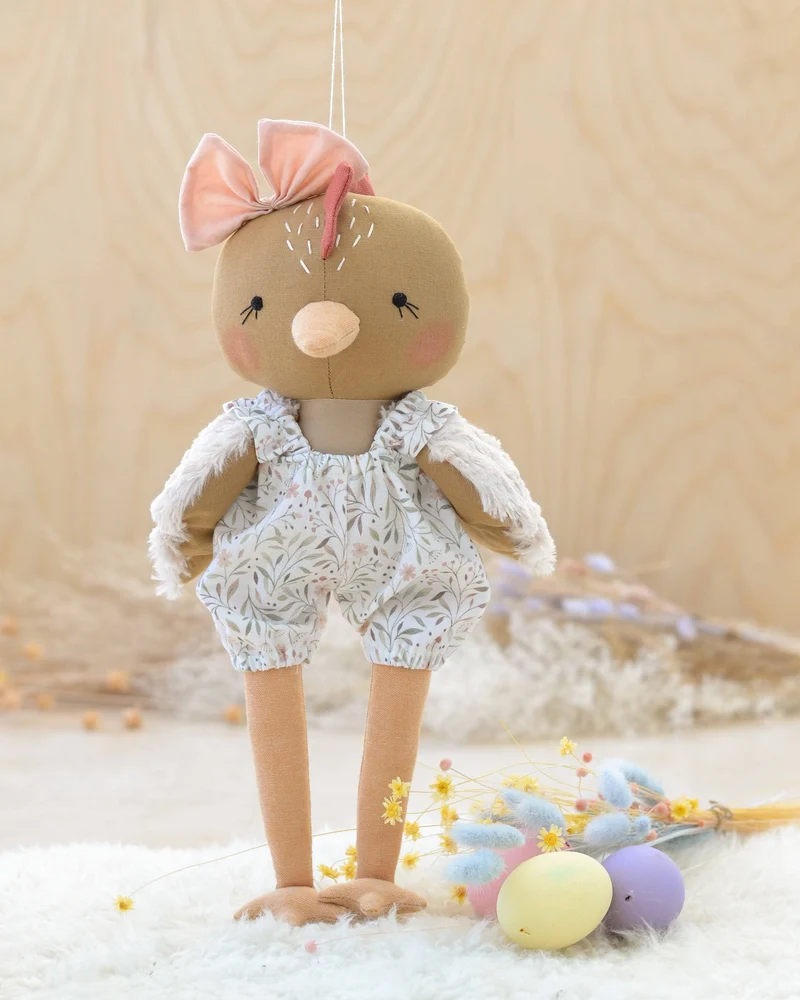 Patron de couture PDF | Peluche Poule / Poulet | Mes Petites Lunes
