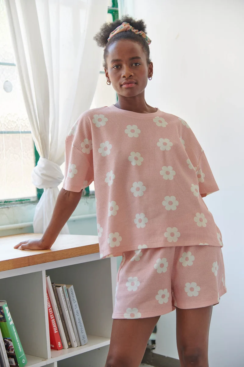 Pyjama Gaufré Coton BIO - Monique Rose