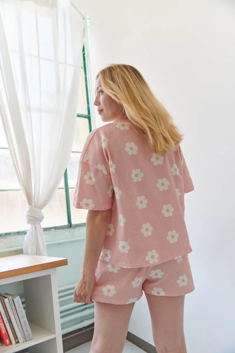 Pyjama Gaufré Coton BIO - Monique Rose