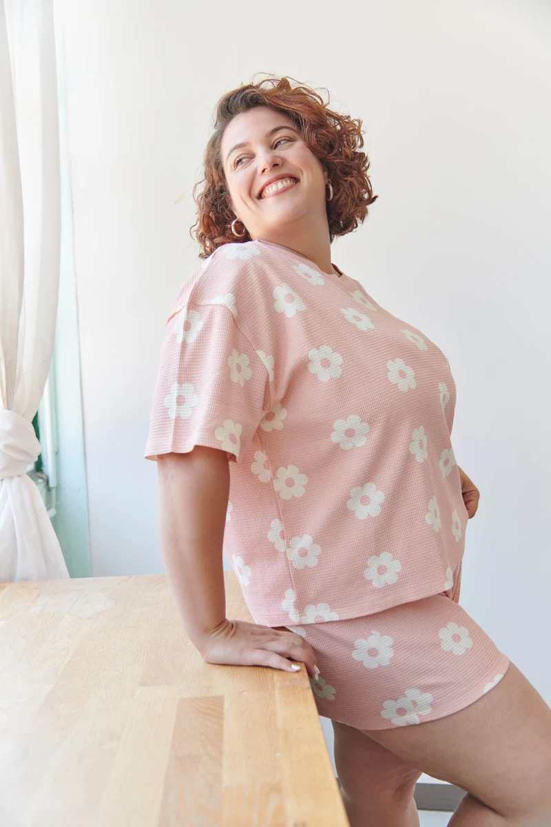Pyjama Gaufré Coton BIO - Monique Rose