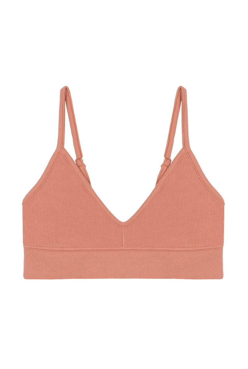 Brassière Coton BIO - Terracotta