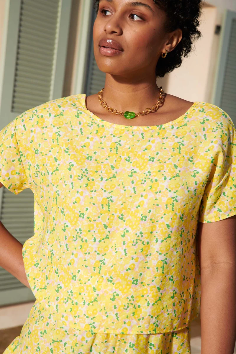 Top - Confettis jaune