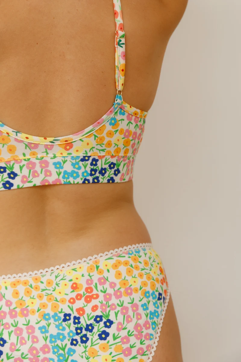 Brassière Coton BIO - Spring Flowers