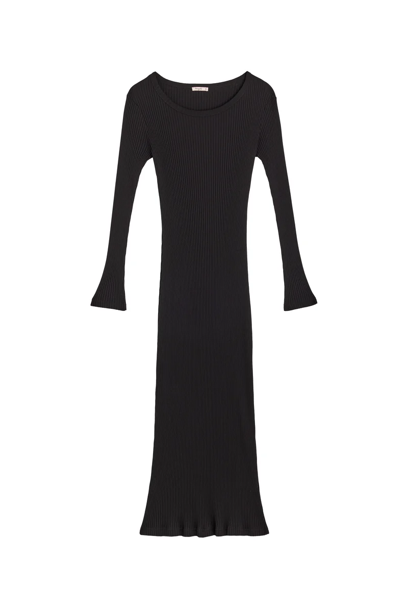 Robe Tube 100% Coton BIO - Noir