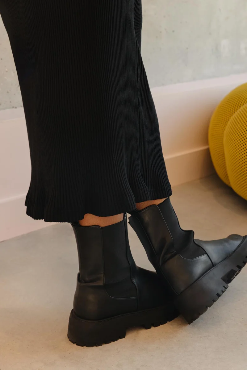 Robe Tube 100% Coton BIO - Noir