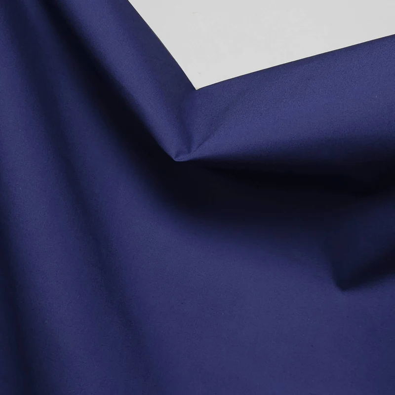 Popeline de coton deadstock de designer | Fabriquée en Italie | 4 couleurs