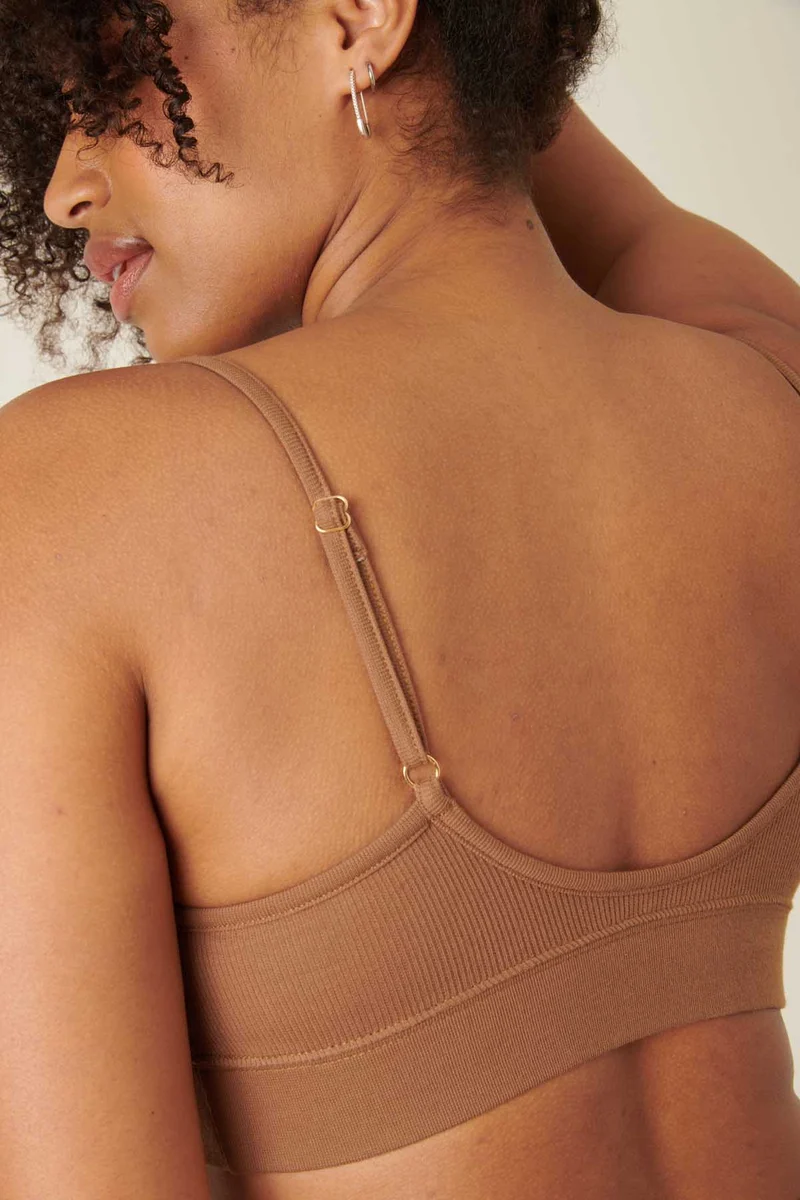Brassière Coton BIO - Marron