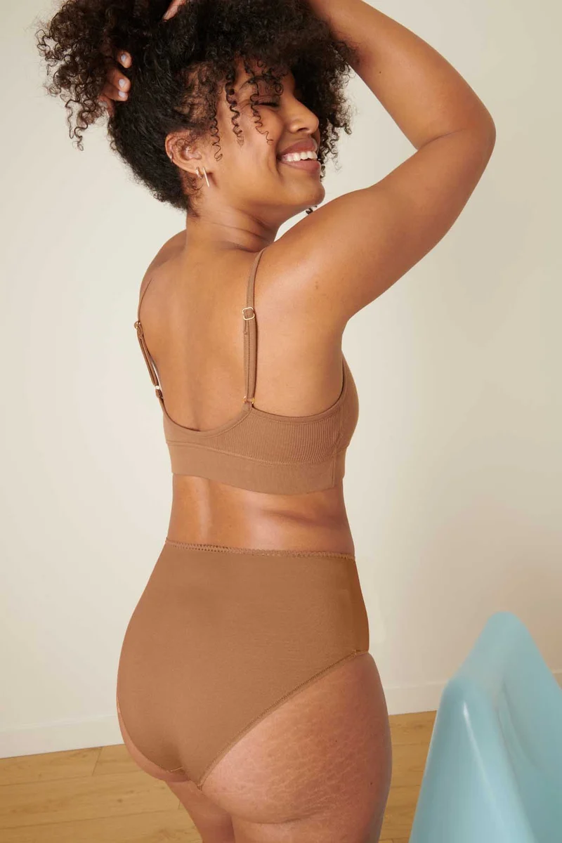 Brassière Coton BIO - Marron