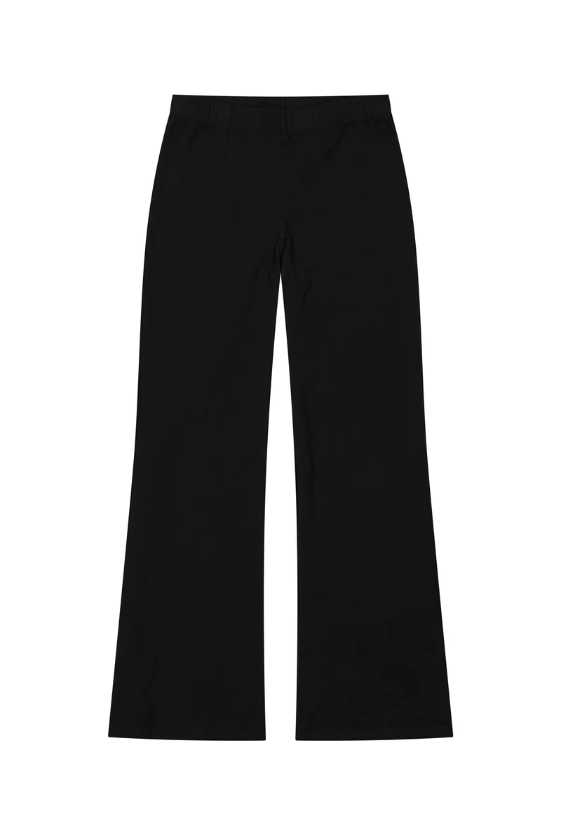 Pantalon Coton BIO Évasé - Noir