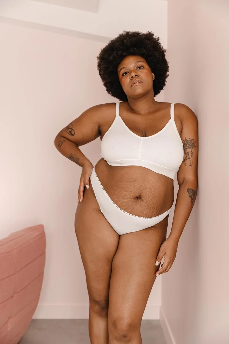 1 BRASSIÈRE + 1 CULOTTE - Blanc