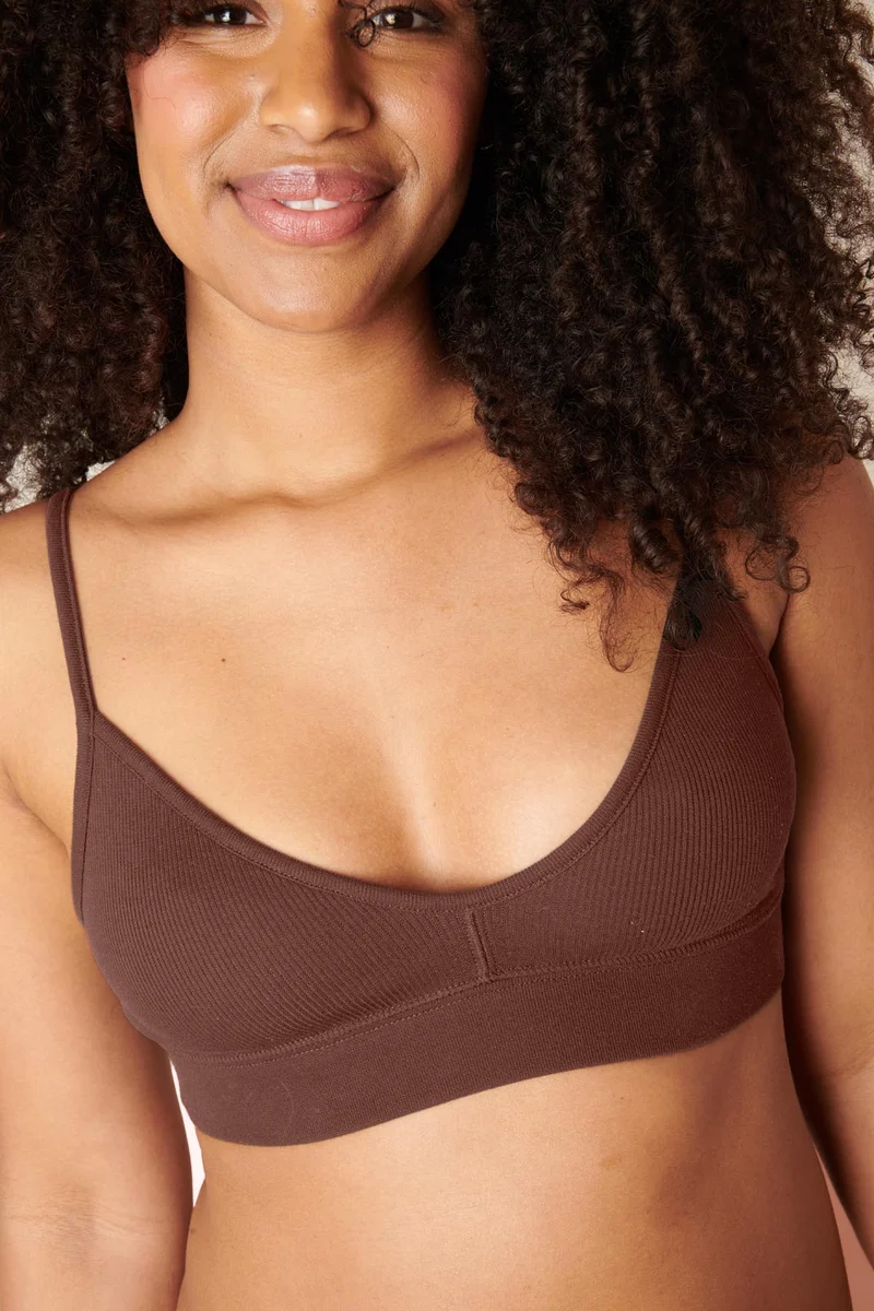 1 BRASSIÈRE + 1 CULOTTE - Marron Foncé