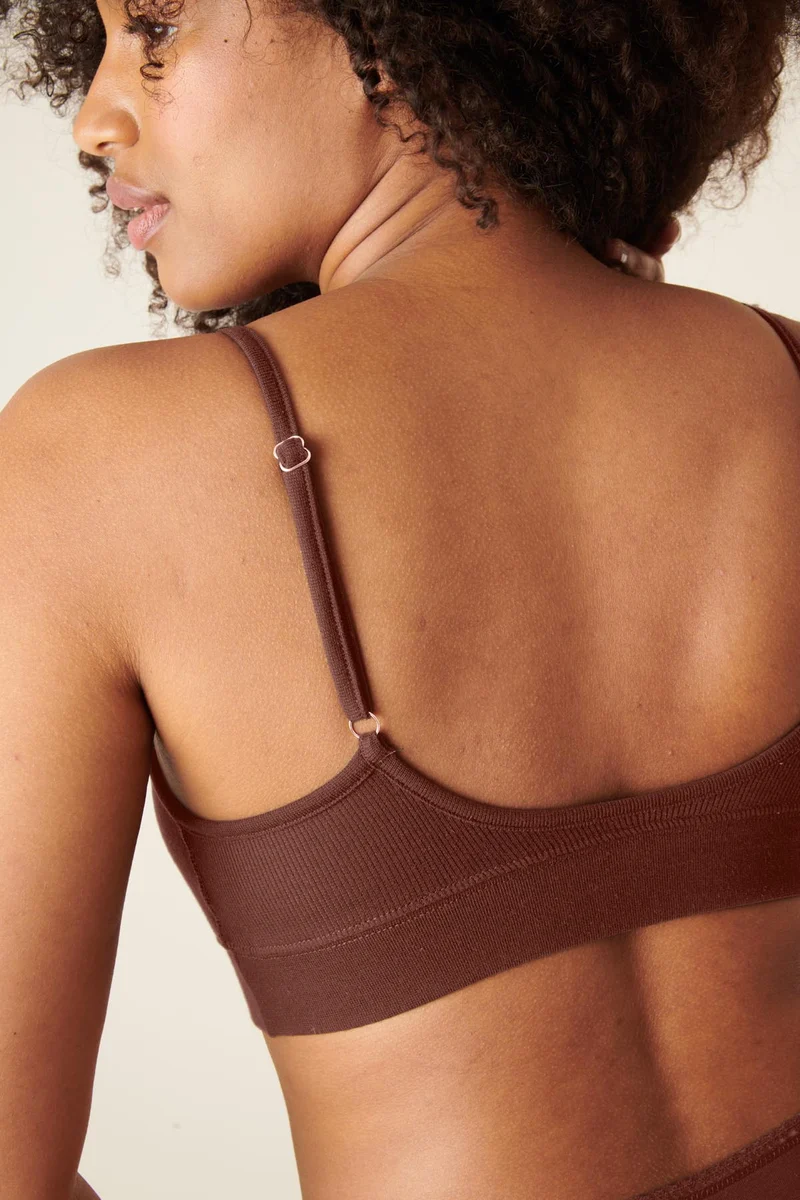 1 BRASSIÈRE + 1 CULOTTE - Marron Foncé