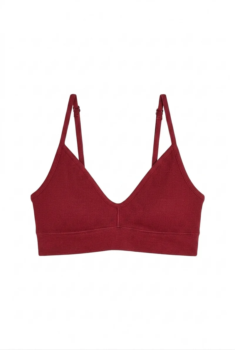 Brassière Coton BIO - Cerise