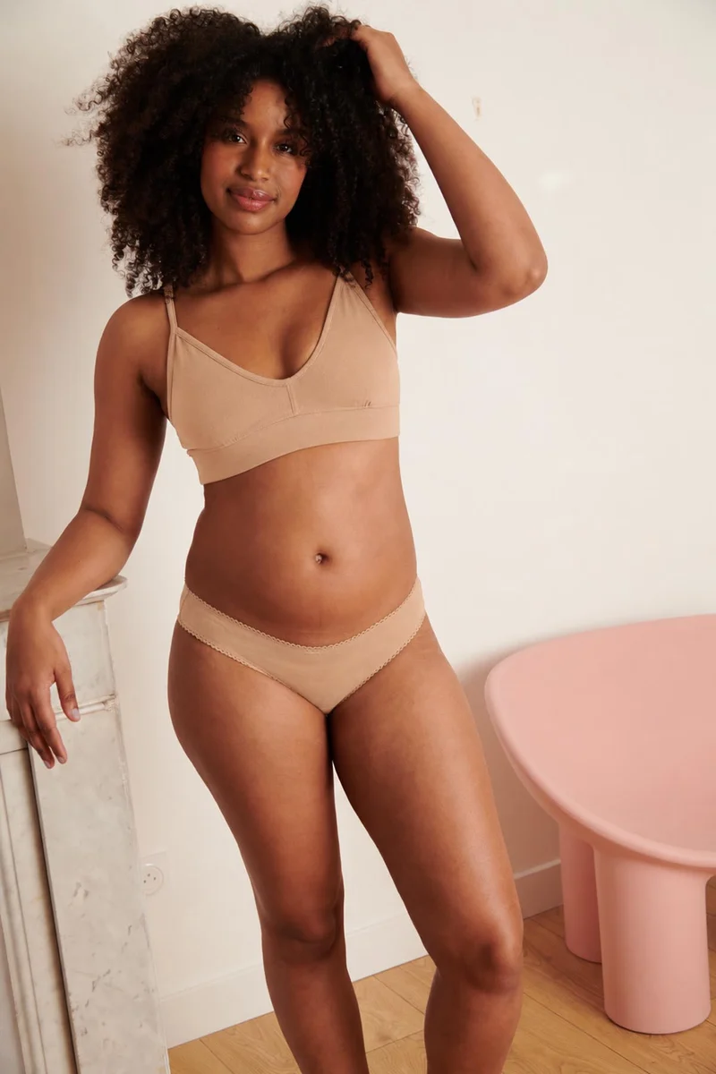 Brassière Coton BIO - Beige