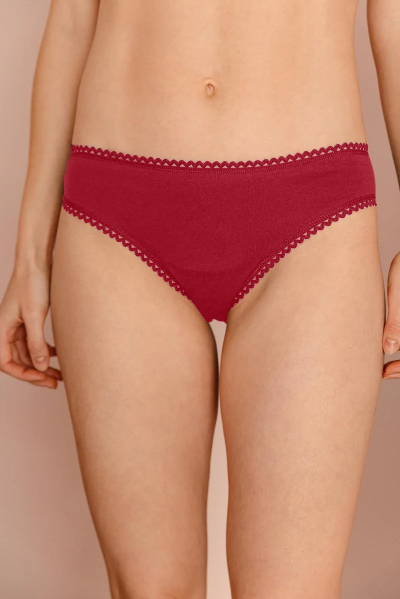 Culotte Coton BIO - Cerise