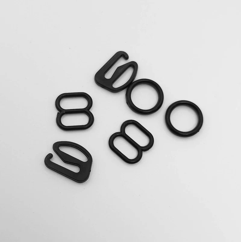 Kit d’accessoires pour bretelles de soutien-gorge | Plastique | 8 mm - 5/16''