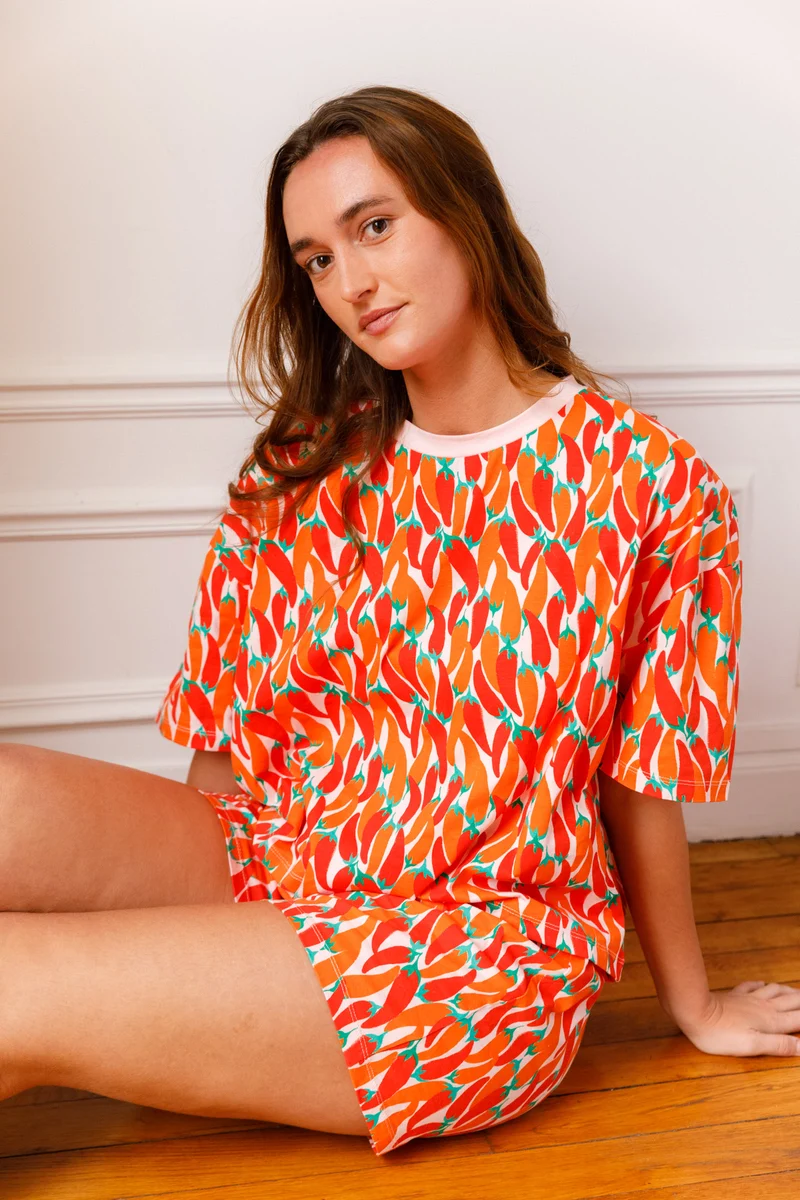 Pyjama coton BIO - Pimientos
