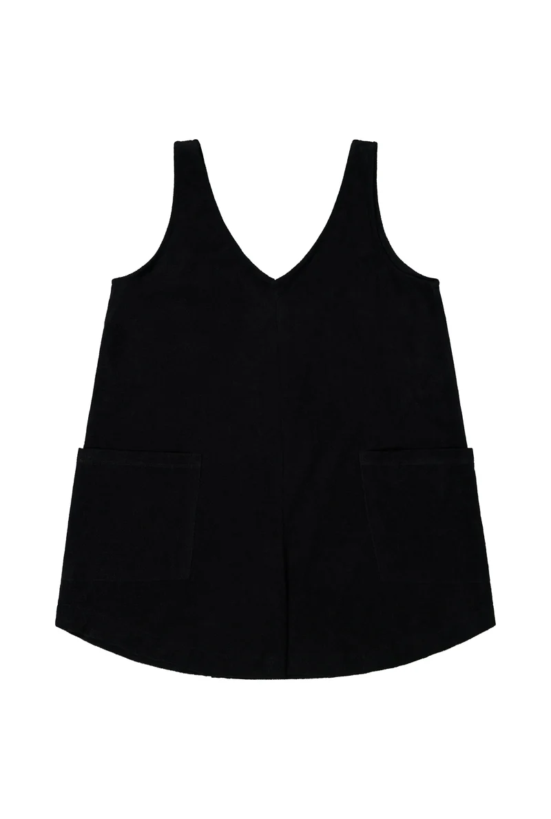 Combishort Éponge Coton BIO - Noir
