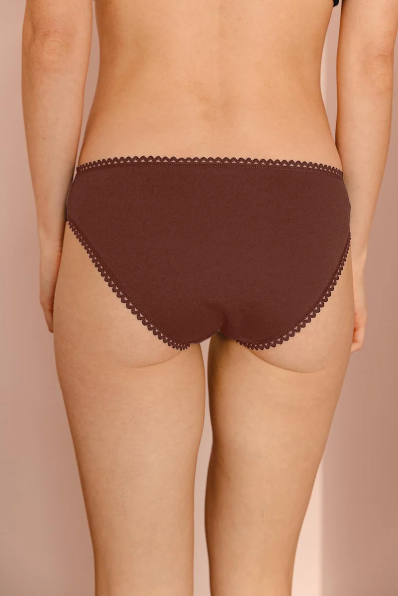 Culotte Coton BIO - Marron foncé