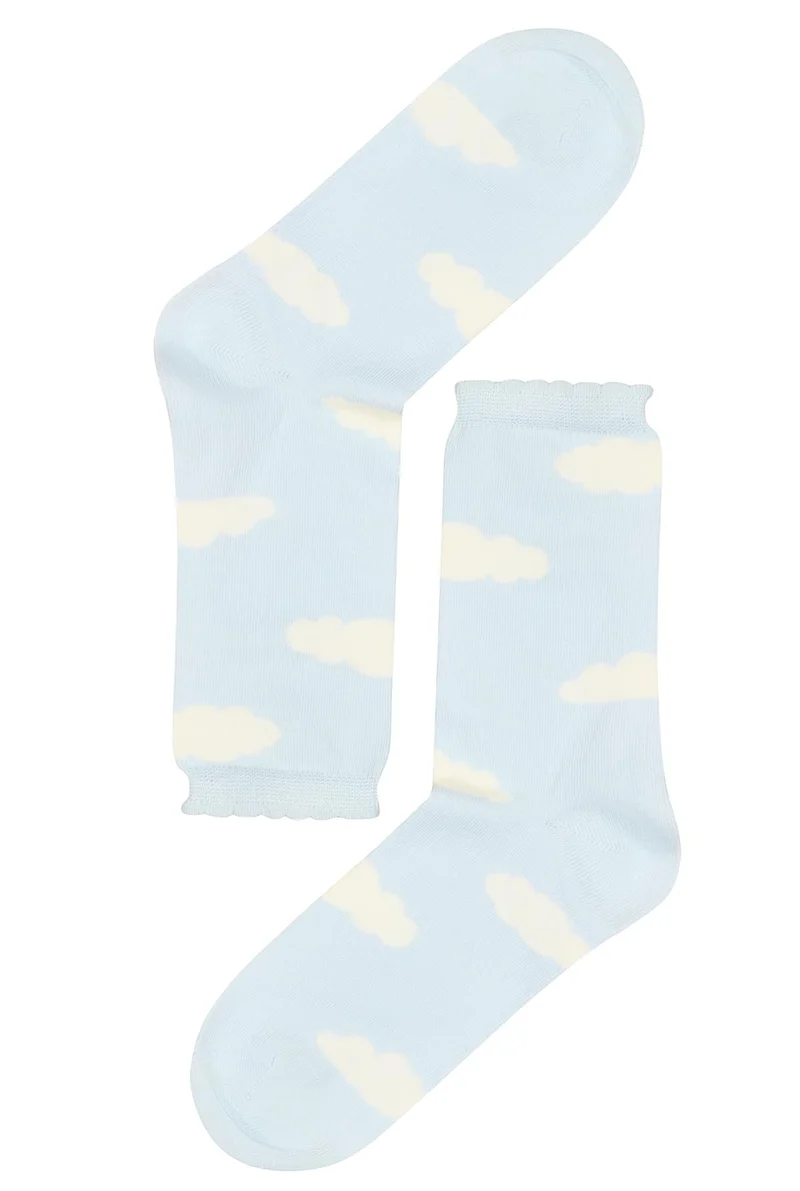 Chaussettes coton BIO - Nuages