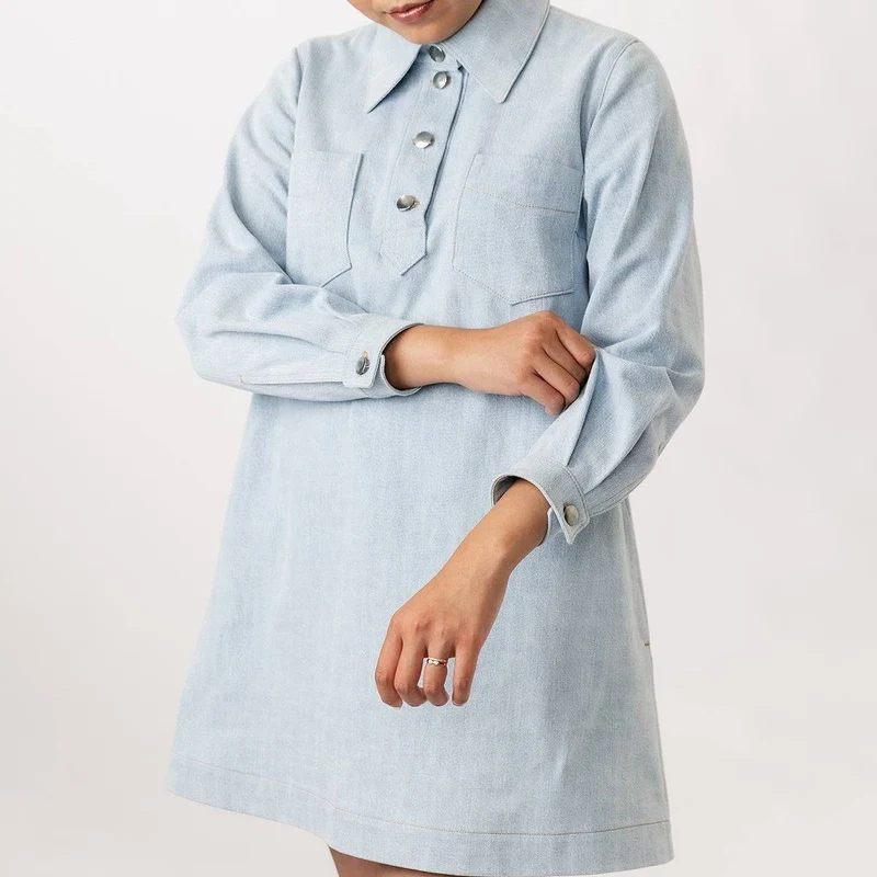Patron de couture PDF | Robe en jean Loviisa | Named Clothing