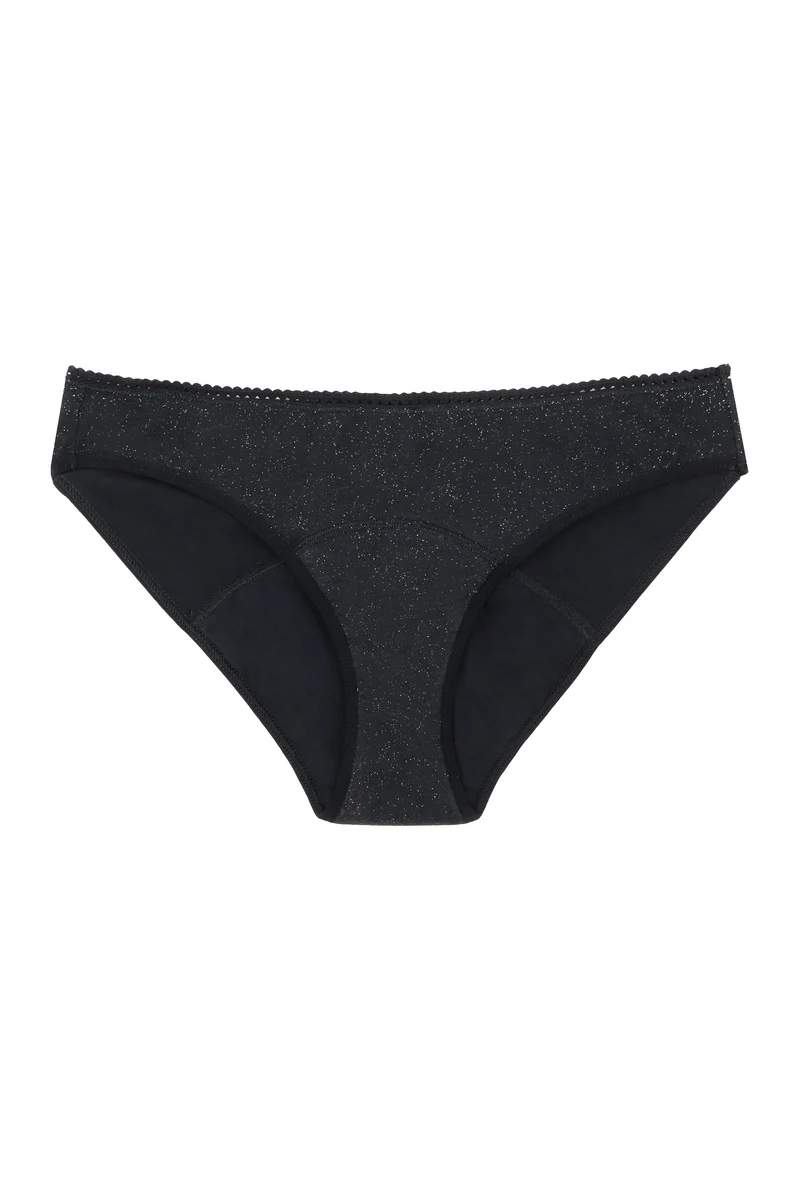 Culotte menstruelle GOTS - Flux abondant | Paillettes