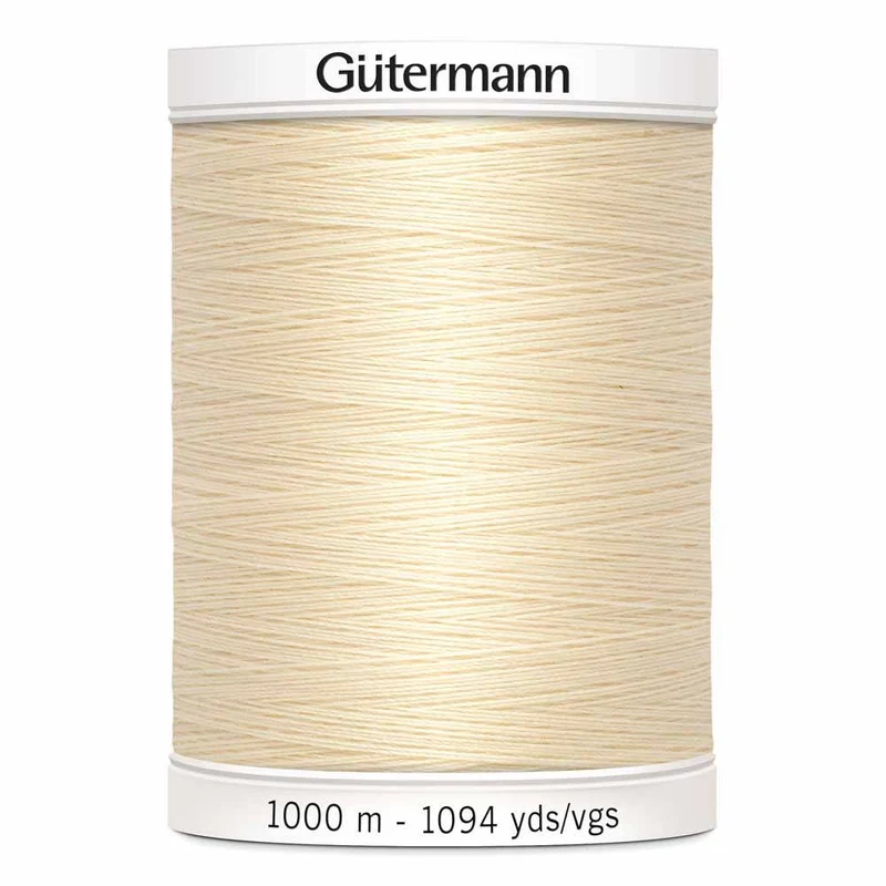 Gütermann | Fil Tout Coudre | 1000 m | #800 | Ivoire