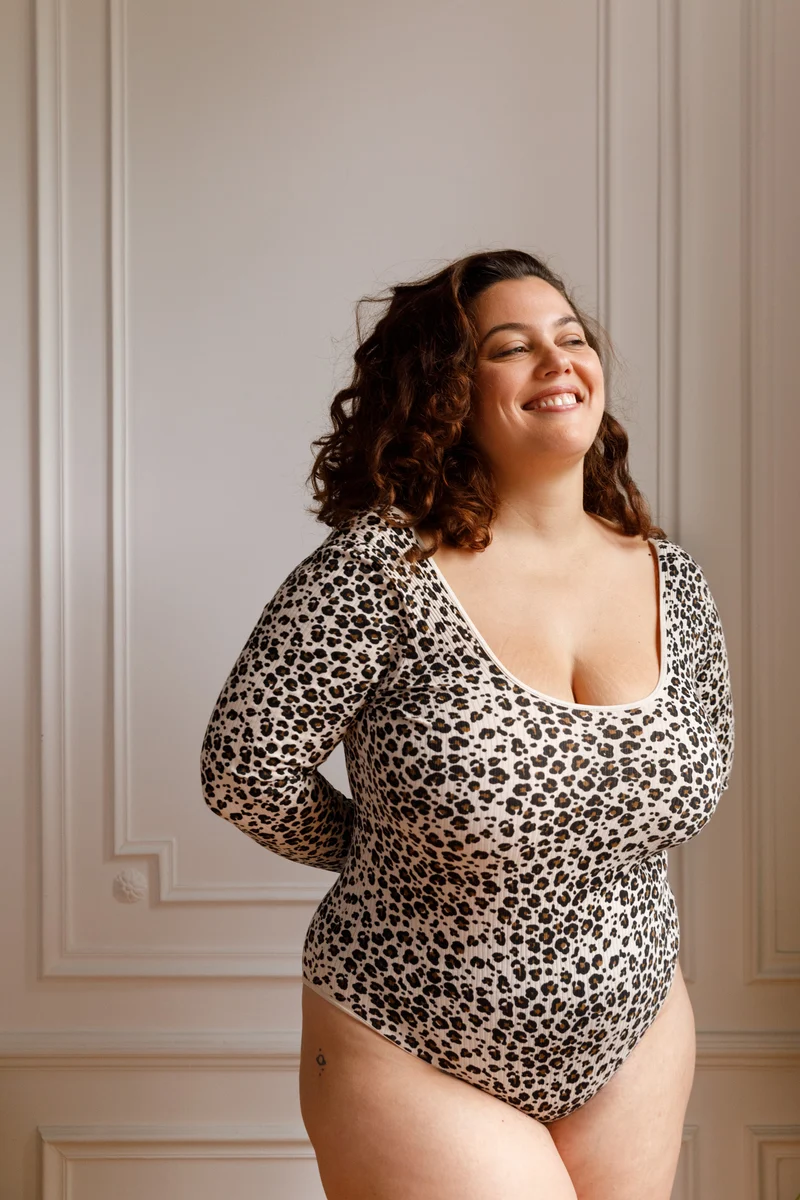 Body Coton BIO - Léopard