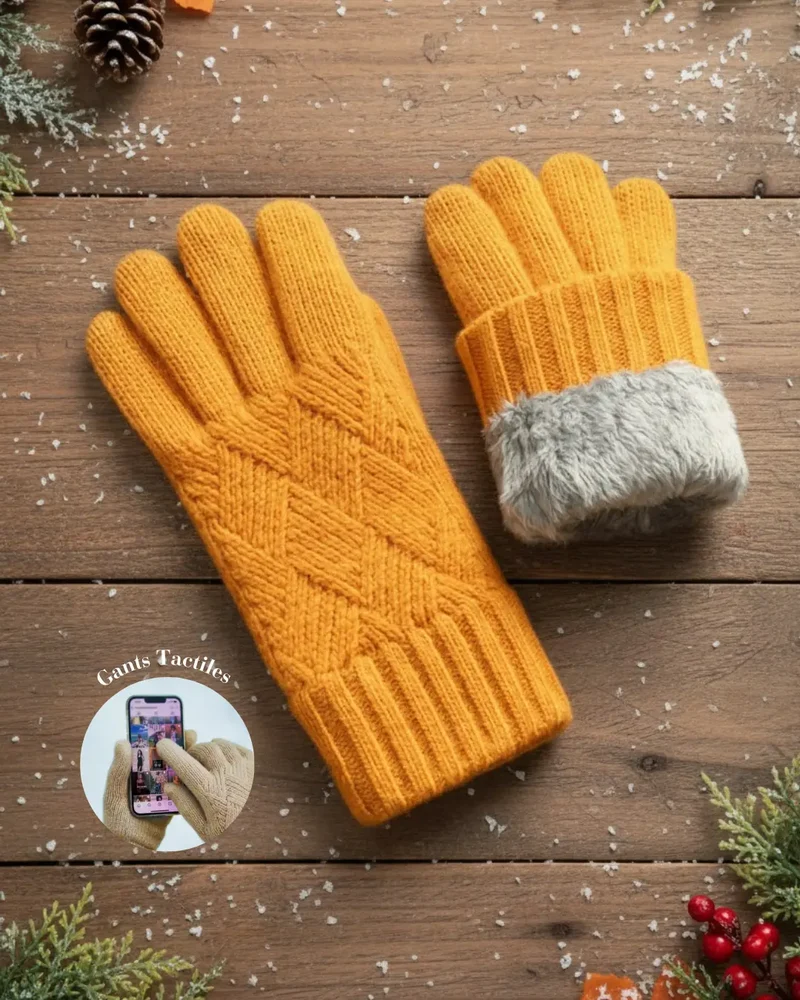 Gants Polaire Tactiles Femme