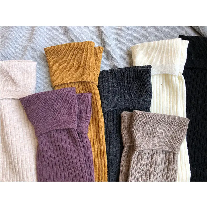Chaussettes Hautes Mi Cuisses Femme