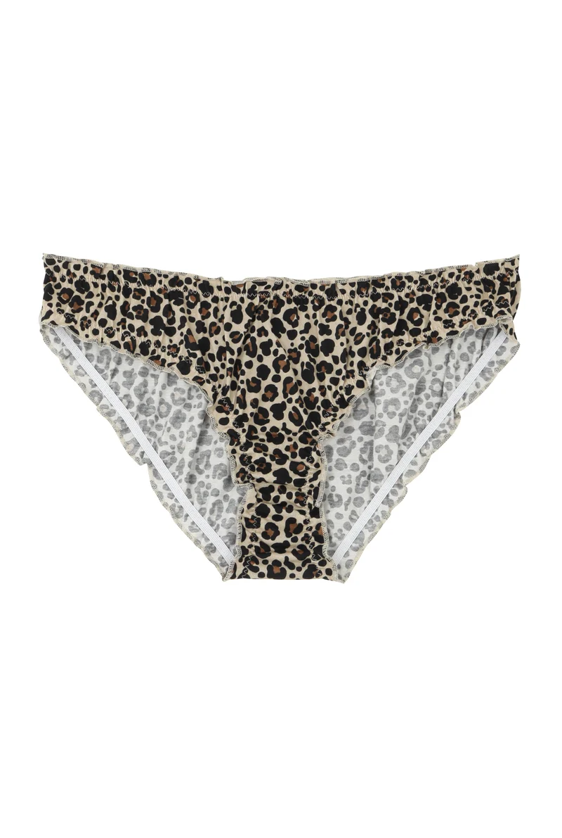 Bloomer Coton BIO - Léopard Beige