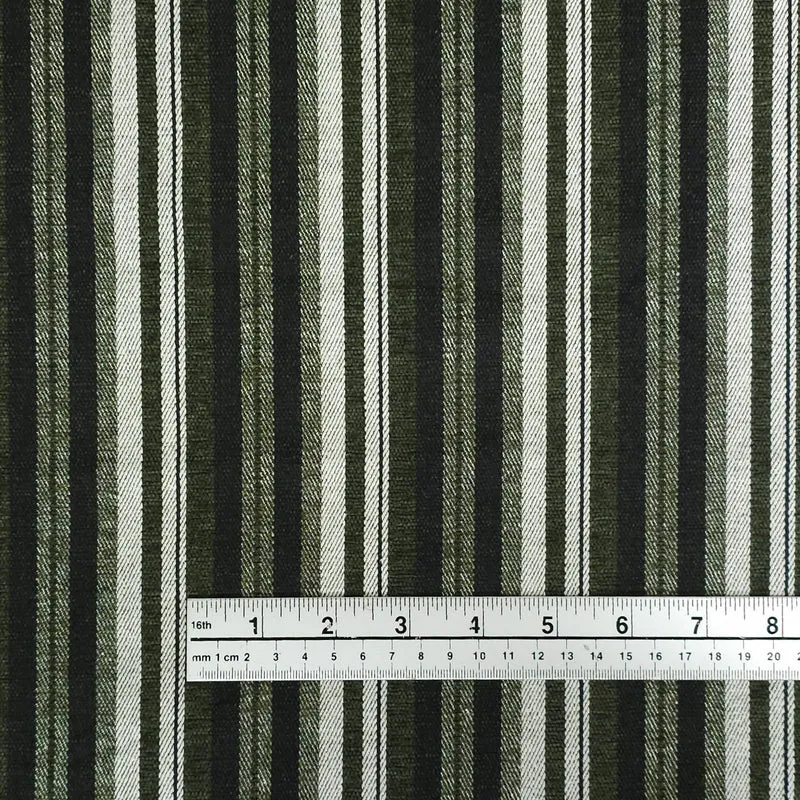 Flanelle de Coton Épaisse | Tissé Teint | Rayures