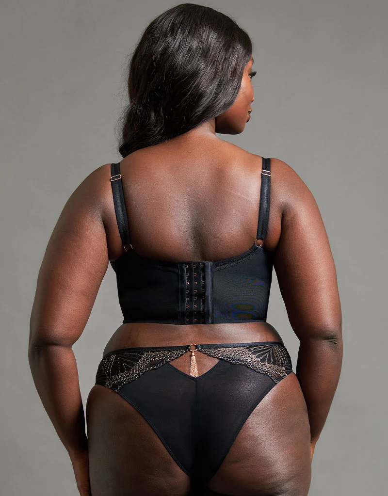 Scantilly Showgirl Brazilian Brief Black
