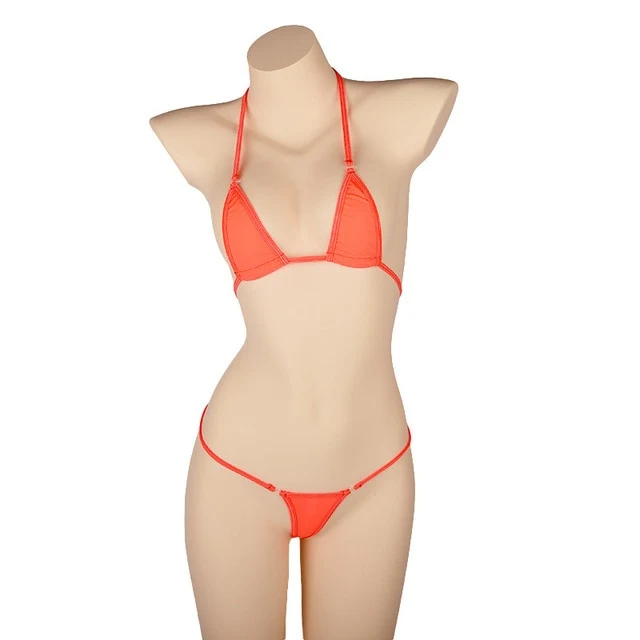 PARAKINI Micro Mini Bikini Set 2020 New Sexy Women Erotic Transparent Swimwear Bathing Suit Tiny G-String Thong Bikini Beachwear