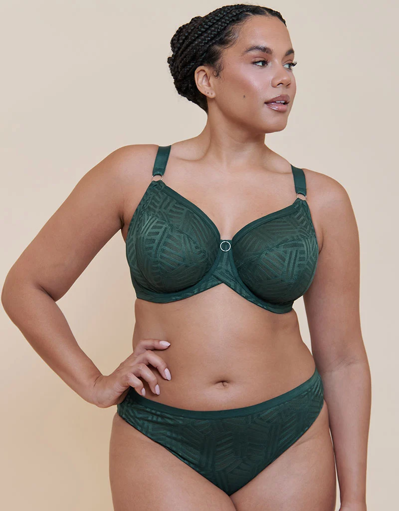 Curvy Kate WonderFull Vibe High Leg Brief Emerald