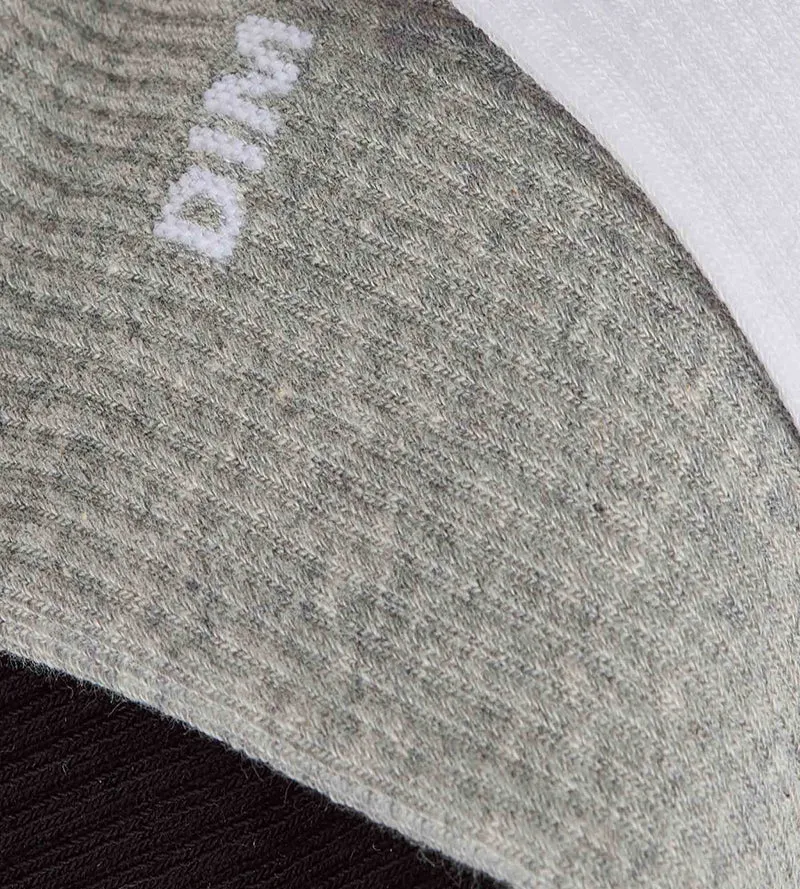 Lot de 3 chaussettes sport homme coton noir, blanc, gris Original