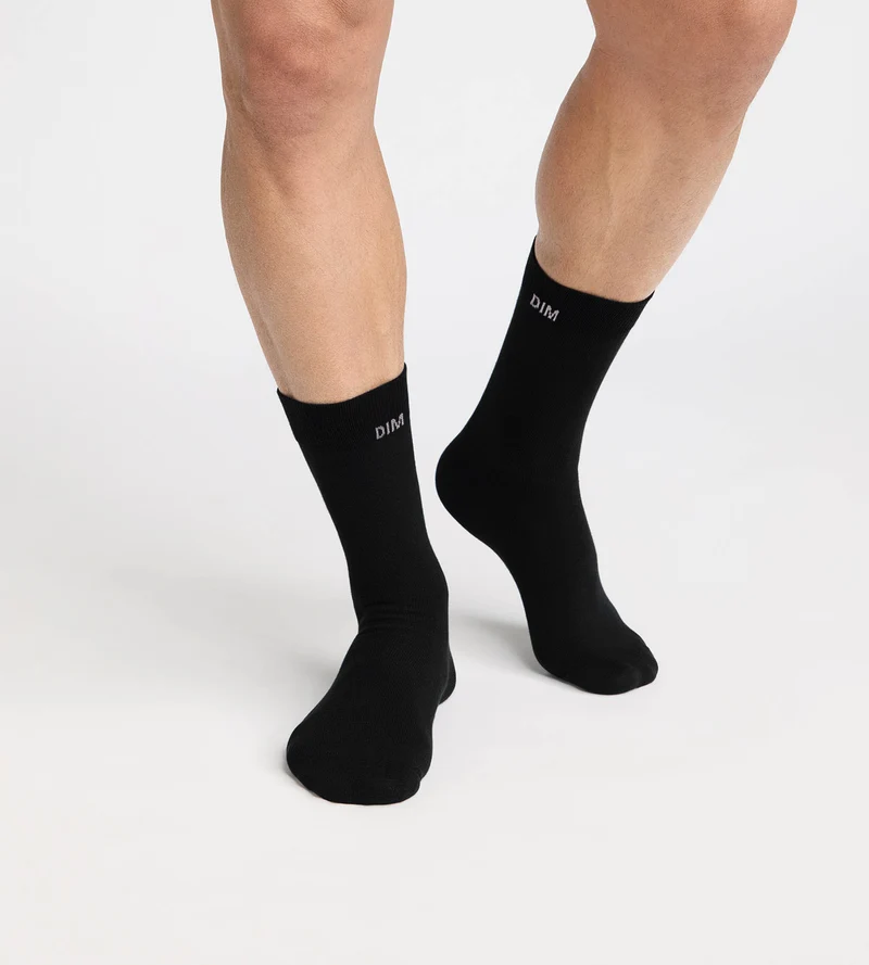 Lot de 3 chaussettes sport homme coton noir, blanc, gris Original