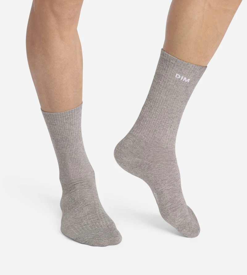 Lot de 3 chaussettes sport homme coton noir, blanc, gris Original
