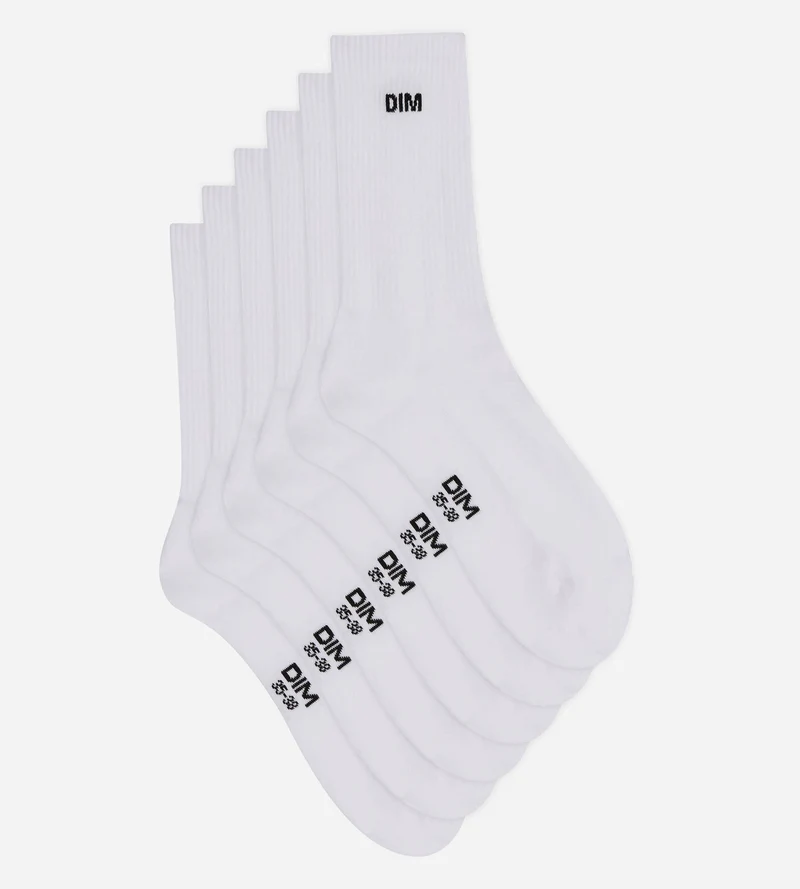 Lot de 3 chaussettes sport homme coton blanc Original