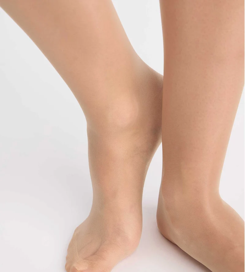 Lot de 2 mi-bas transparents capri Resist